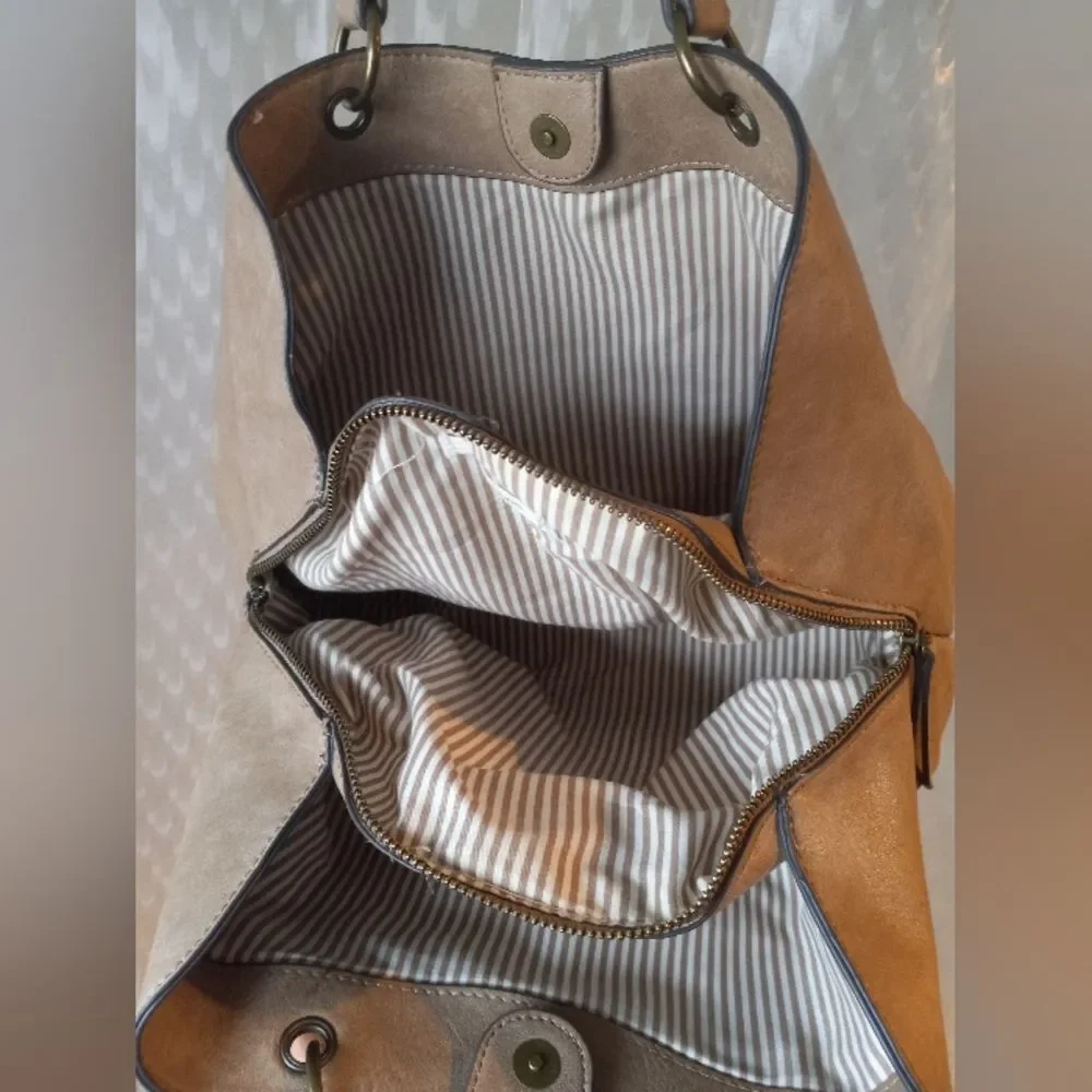 Maurices Wrap Ring Stitch Satchel Bag